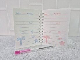 Mini cuaderno con lapicera DINOSAURIO